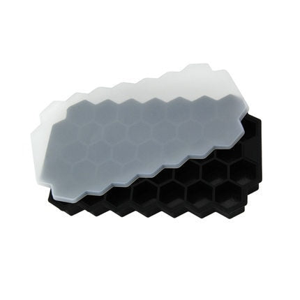 Forma de Gelo com Tampa - Favo de Mel - Silicone
